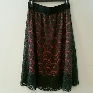 LuLaRoe Green Lace Lola